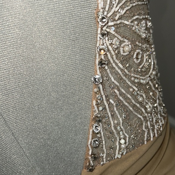 Willowby by watters butterfly beaded sheer bodysuit wedding style no 59601 - Picture 8 of 9